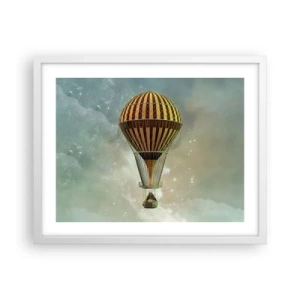 Poszter fekete keretben - Úttörő járatok - 50x40 cm