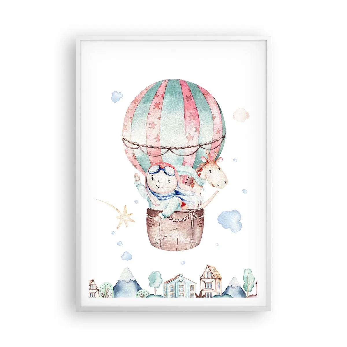 Poszter fekete keretben - Nemsokára visszajövünk! - 70x100 cm