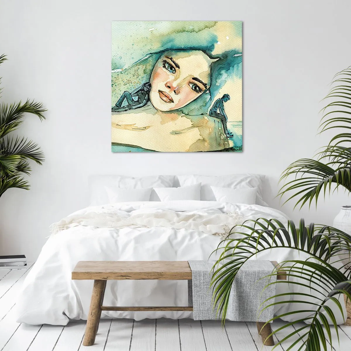 Vászonkép - Am I blue? - 60x60 cm