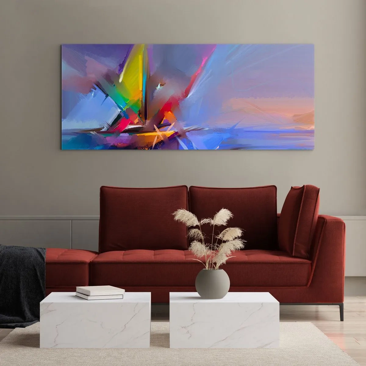 Üveg kép - Propellerek, mint a madár - 100x40 cm