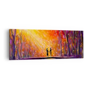 Vászonkép - Az ég is szereti őket - 140x50 cm