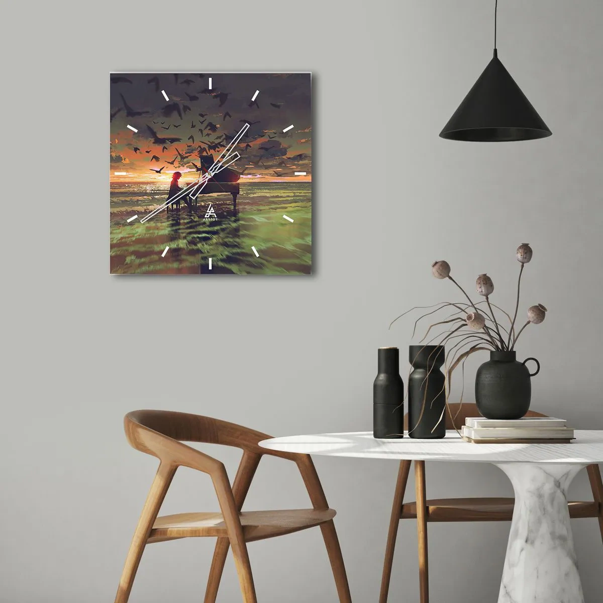 Falióra, Óra - Koncert zongorára és a hullámokra - 30x30 cm