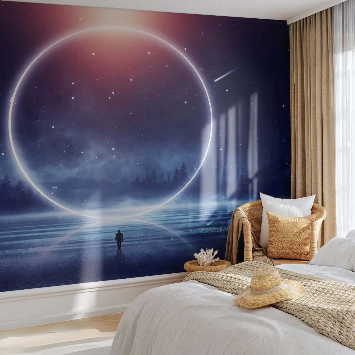 Öntapadós Fotótapéta Deluxe Sticker - Már itt vannak... - Fantázia, Világegyetem, Tájkép - 250x175 cm