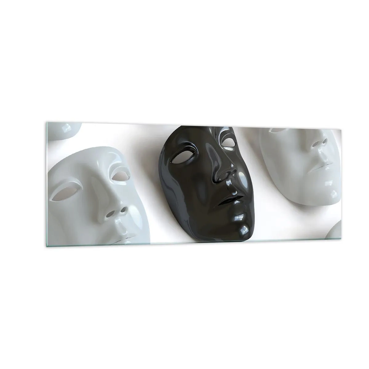 Üveg kép - Hogyan lehet kitűnni? - 140x50 cm