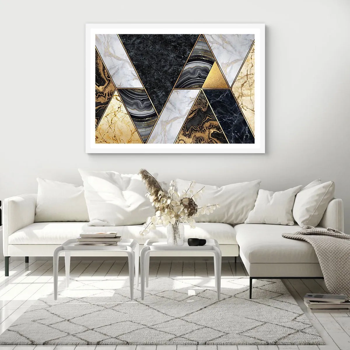 Poszter fekete keretben - Kőről kőre - 91x61 cm