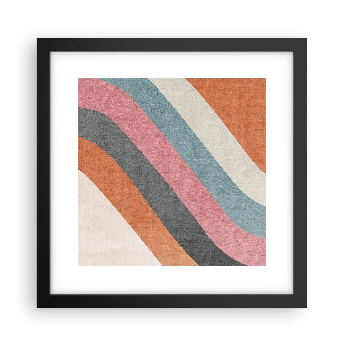 Poszter fehér keretben - Diagonális kompozíció - mozgás - 30x30 cm