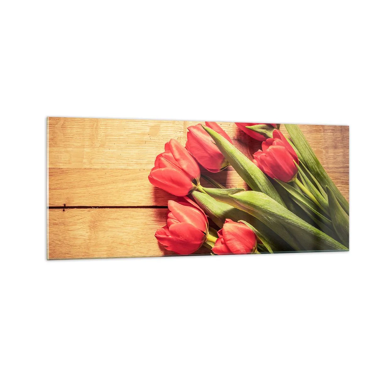 Üveg kép - Tavaszi vallomás - 100x40 cm