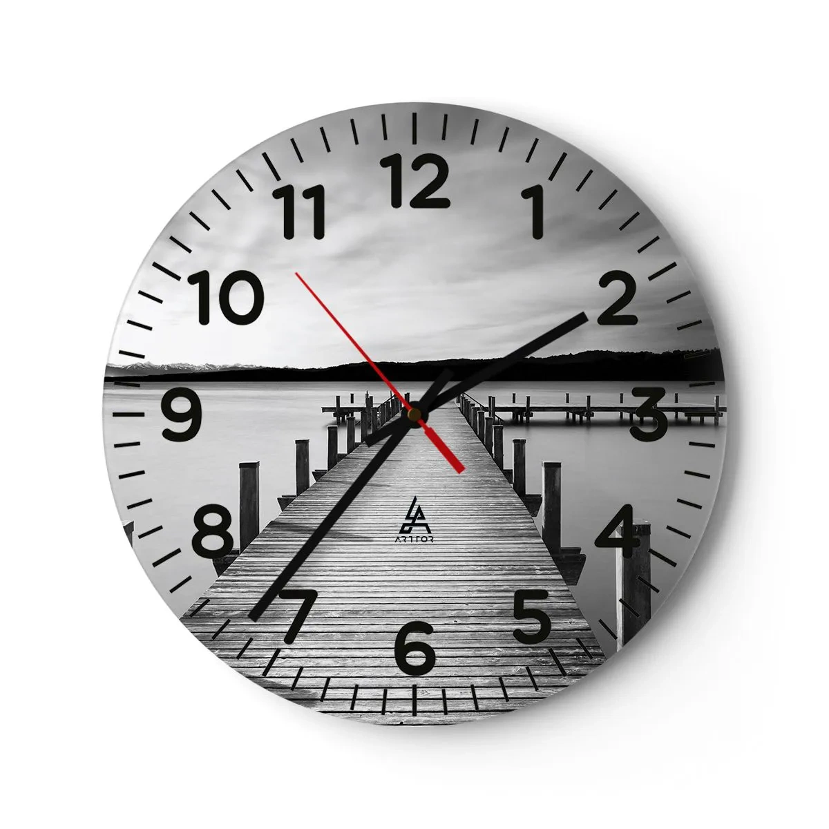 Falióra, Óra - A víznyelőnél - békében - 30x30 cm