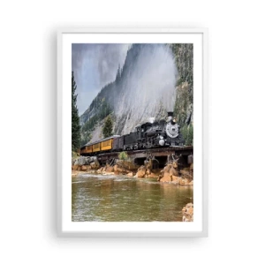 Poszter fekete keretben - Hova? Hova? - 50x70 cm