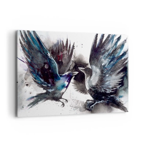 Vászonkép - Varjú a varjúnak… - 120x80 cm