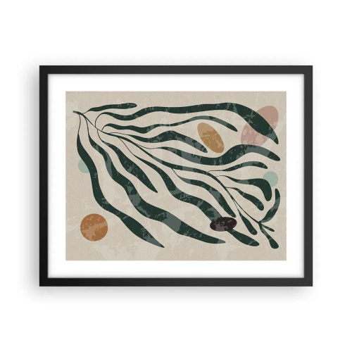 Poszter fehér keretben - Zöldek között - 50x40 cm