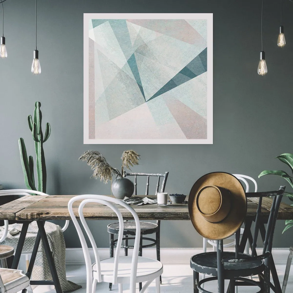 Poszter - Nyugodtan, de dinamikusan - 40x40 cm