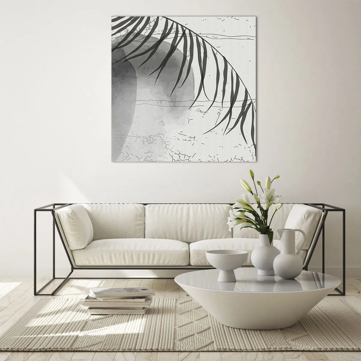 Üveg kép - A természet finom egzotikuma - 30x30 cm