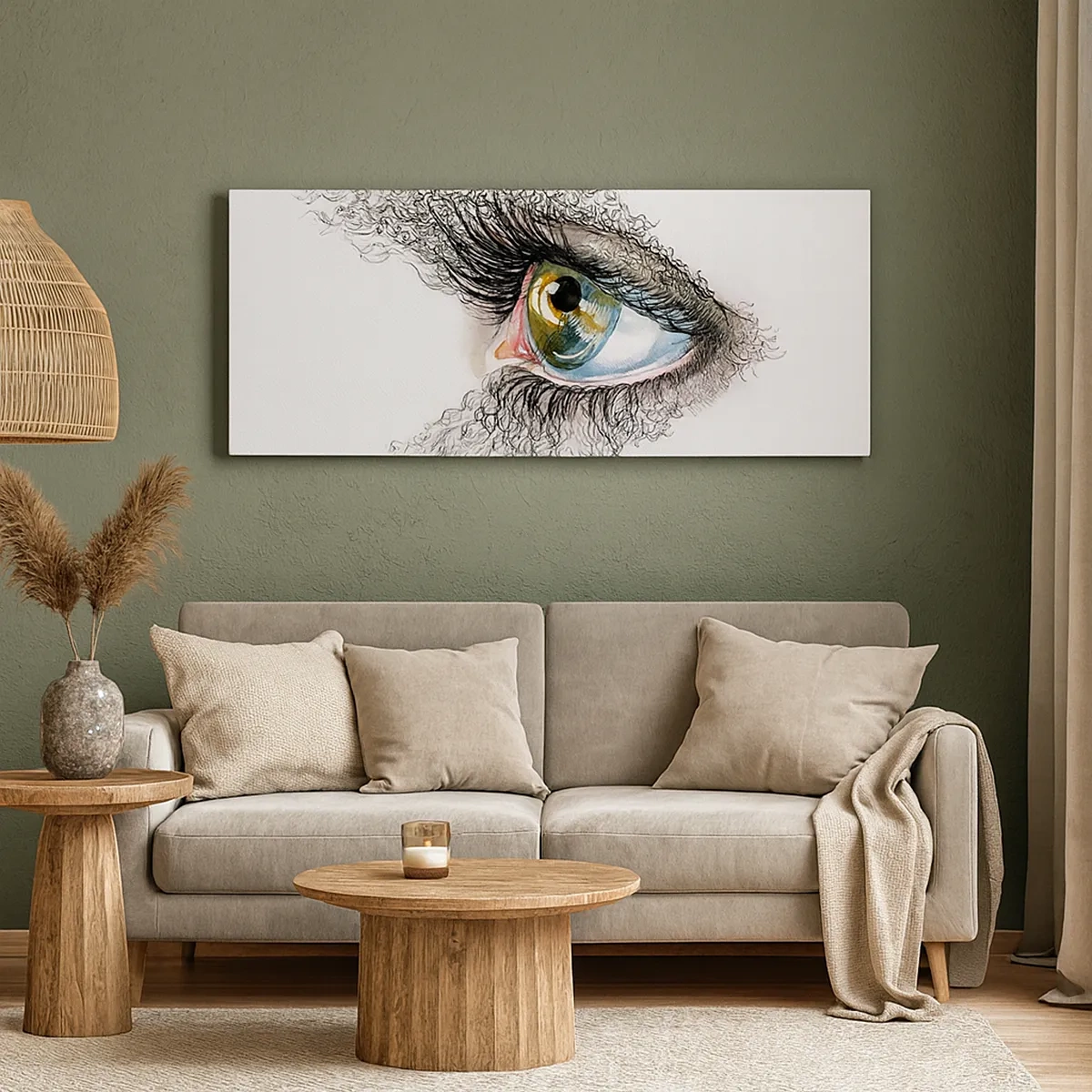 Vászonkép - Nézz egyenesen a lélekbe - 30x30 cm