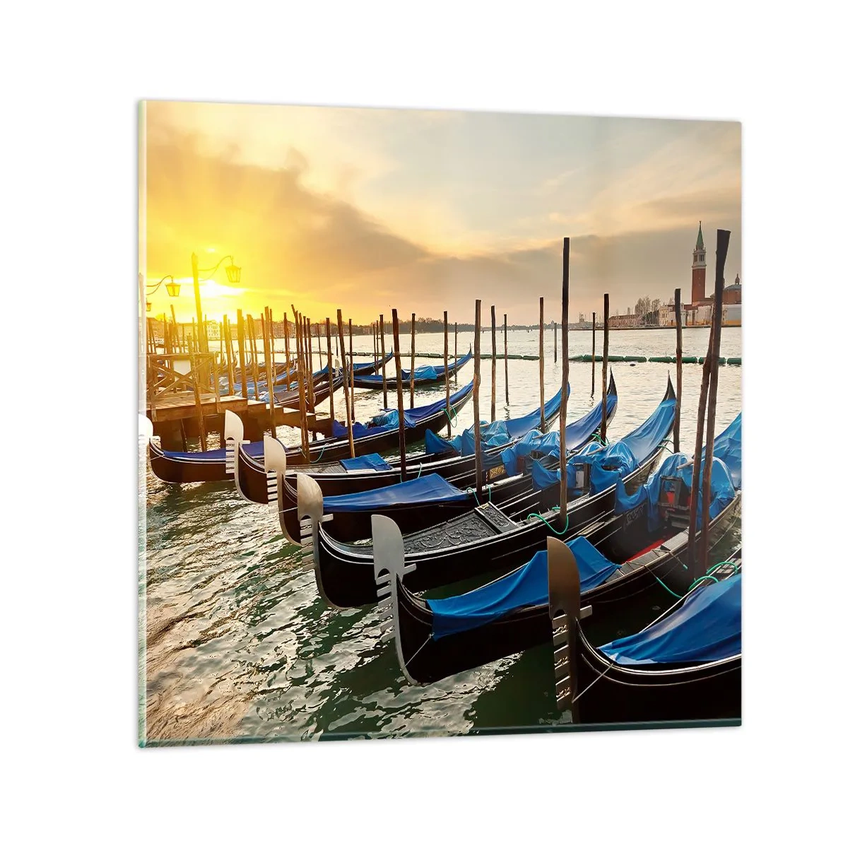 Üveg kép - Mielőtt jön a zsongás - 40x40 cm