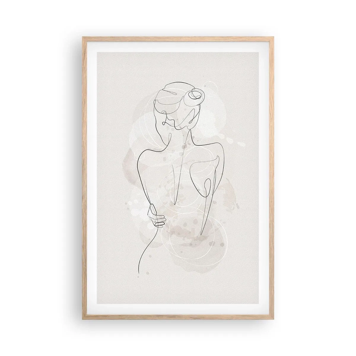 Poszter világos tölgy keretben - Mint egy érzékeny hangszer - 61x91 cm