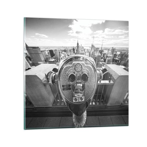 Üveg kép - A városok városa - 70x70 cm