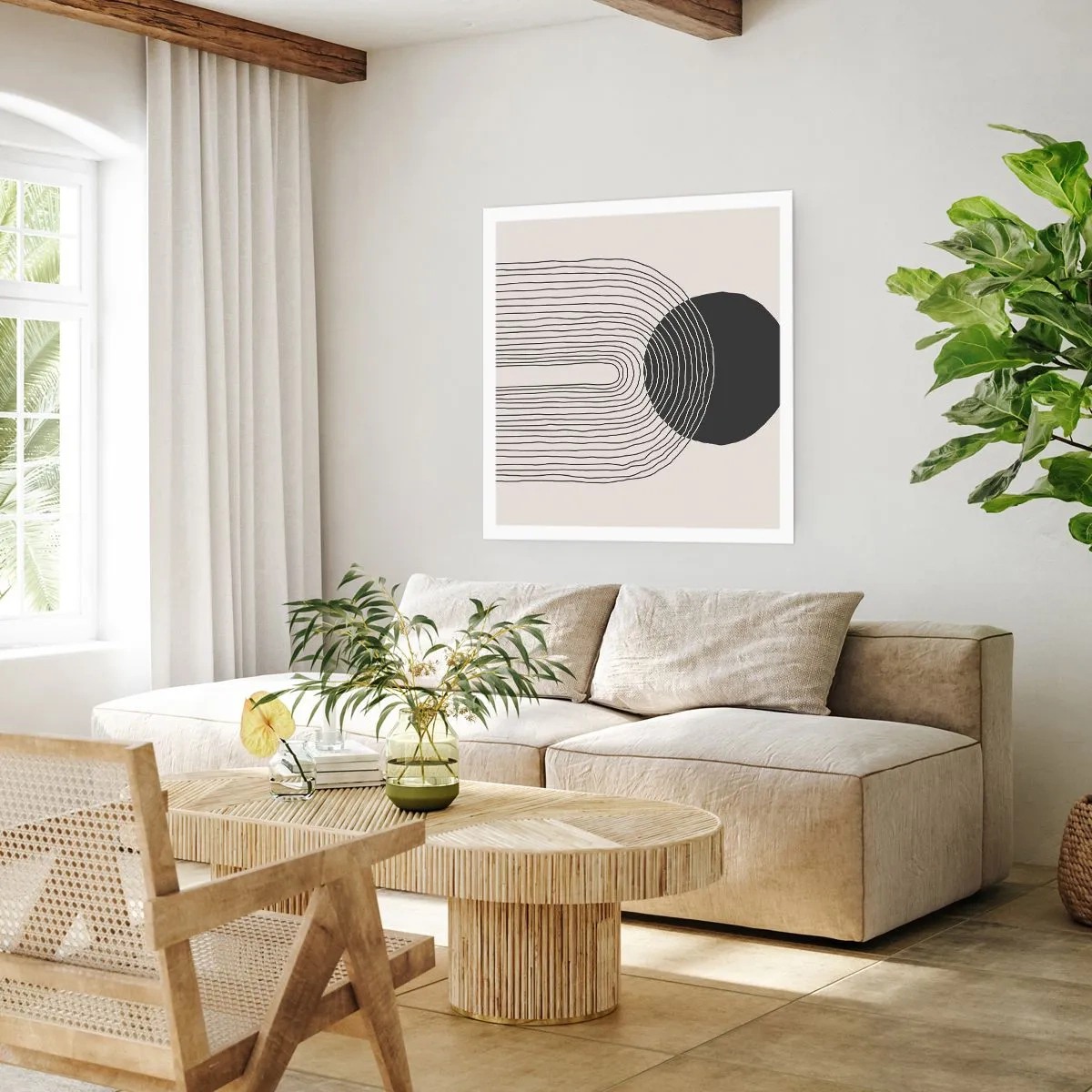 Poszter - Remegés és biztosság - 40x40 cm