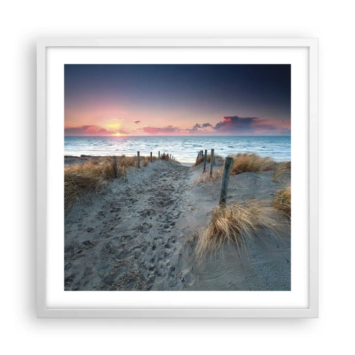 Poszter fekete keretben - Kiöntöttél egy sugárzó szivárványos fényt... - 50x50 cm