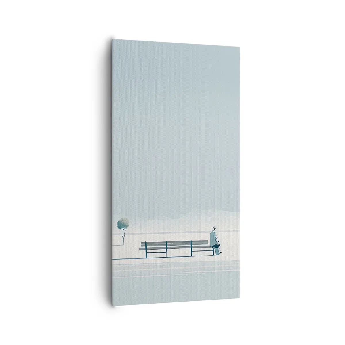 Vászonkép - Igen, én várok. - 65x120 cm