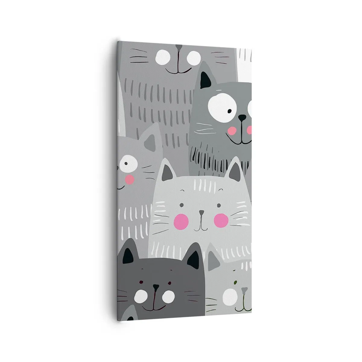 Vászonkép - A macska világa - 65x120 cm
