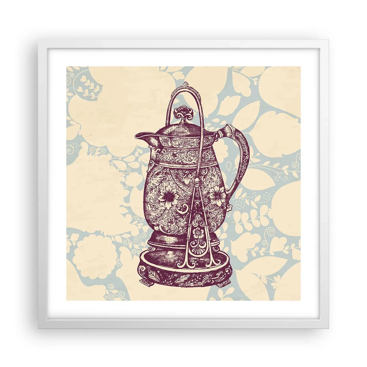 Poszter fekete keretben - A mindennapi élet szépsége - 50x50 cm