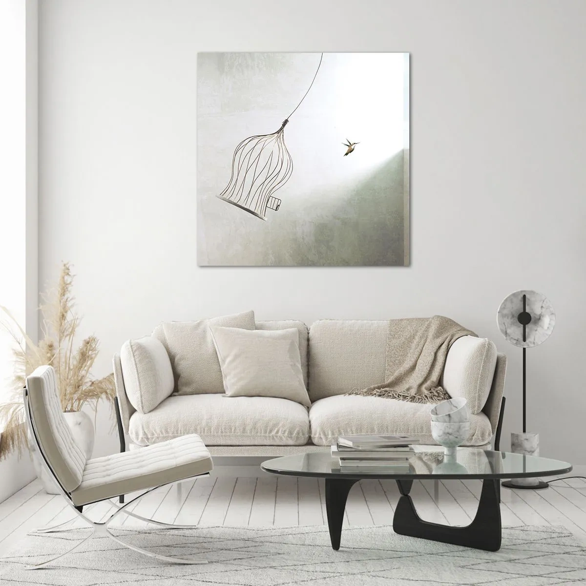 Üveg kép - Az elememen - 40x40 cm