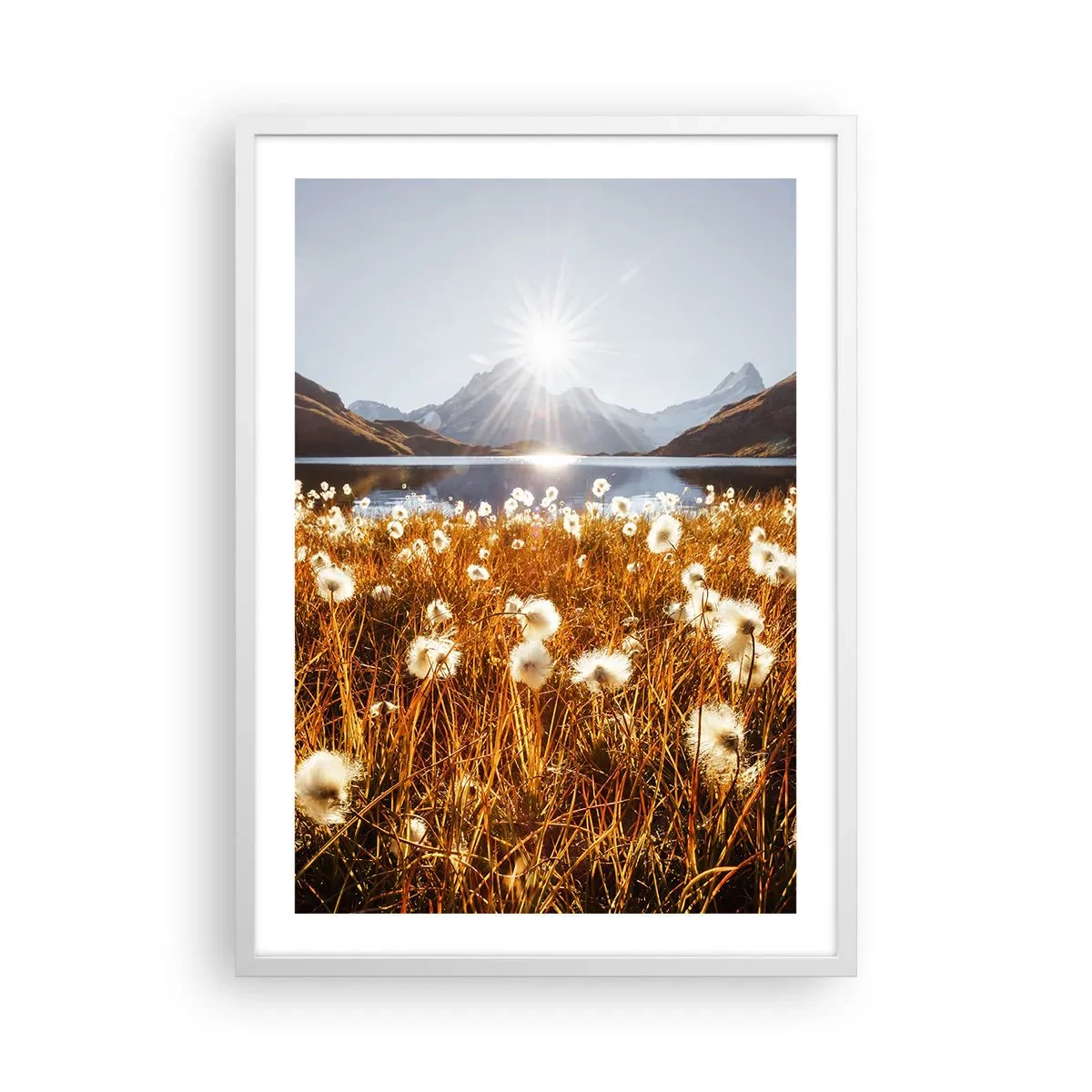 Poszter fekete keretben - Szikla keménysége, fű lágysága - 50x70 cm