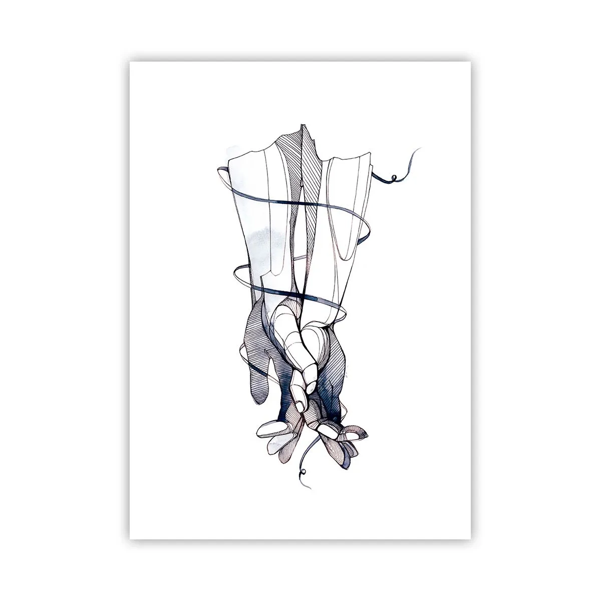 Poszter - Érintés tanulmányozása - 50x70 cm