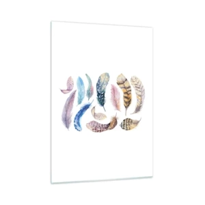 Üveg kép - Könnyű, tarka és sokszínű - 50x70 cm