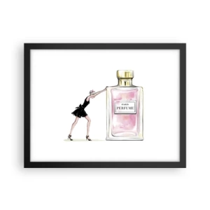 Poszter fehér keretben - A nőiesség lényege - 40x30 cm