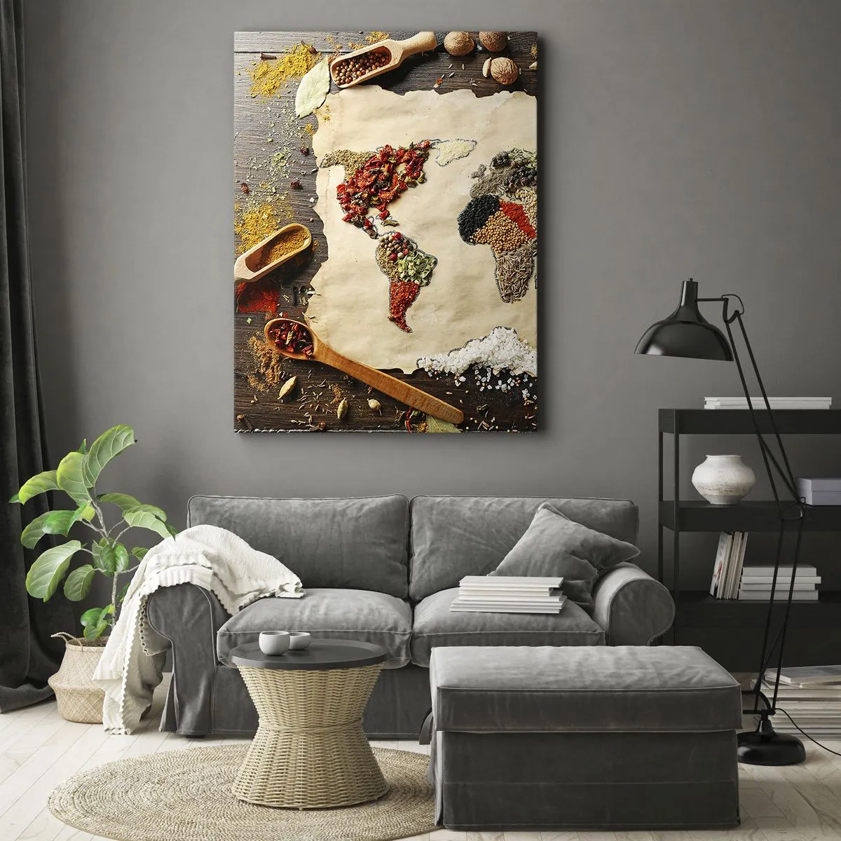Vászonkép - A világ összes íze - 50x70 cm