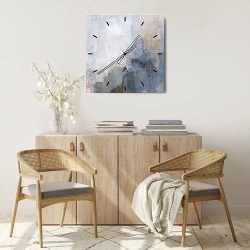 Falióra, Óra - Színtónusok és akkordok - 40x40 cm