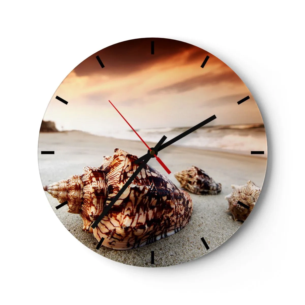 Falióra, Óra - A hullámok kitaszítottjai - 40x40 cm