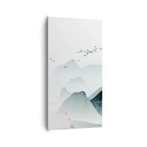 Vászonkép - A csúcsok fölött - 65x120 cm