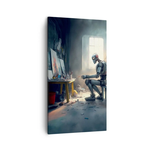 Vászonkép - Az alkotás aktusa - 45x80 cm