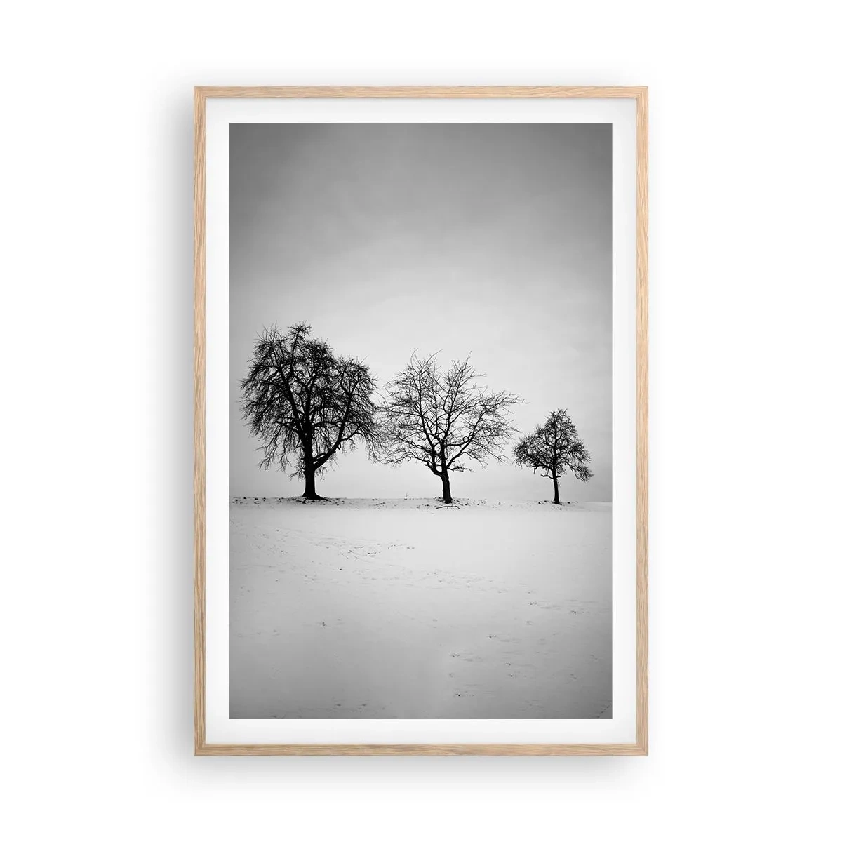 Poszter világos tölgy keretben - Miről álmodoznak? - 61x91 cm