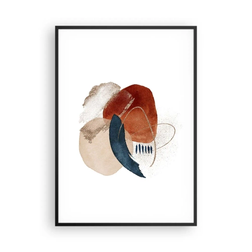 Poszter fehér keretben - Ovális kompozíció - 70x100 cm