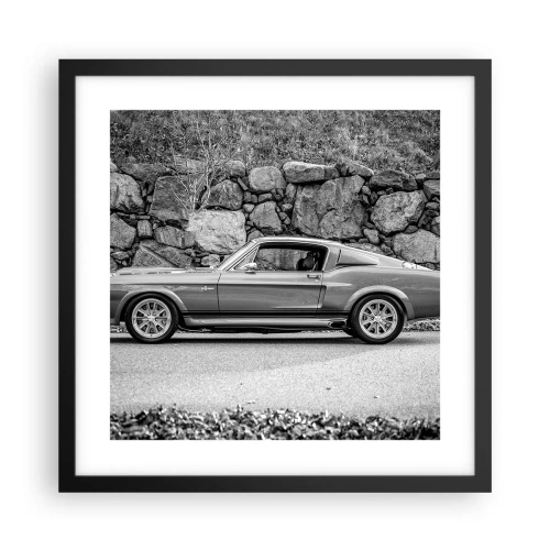 Poszter fehér keretben - A 60-as évek legendája - 40x40 cm