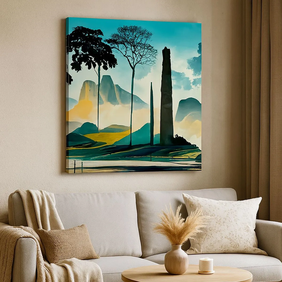 Vászonkép - Mindíg magasabbra és magasabbra - 30x30 cm