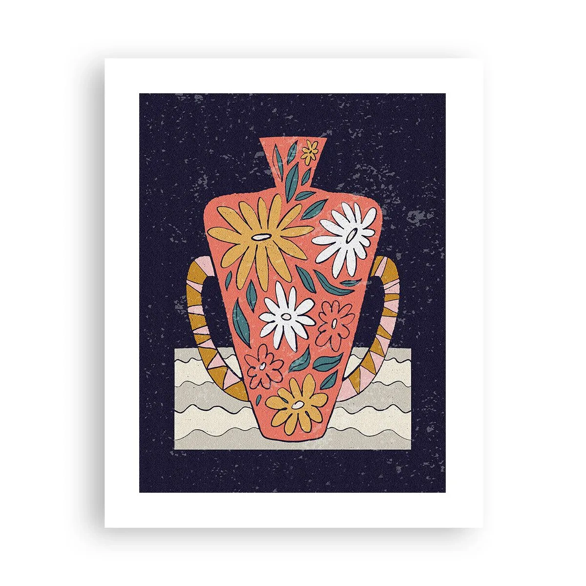 Poszter - Festett korsó - 40x50 cm