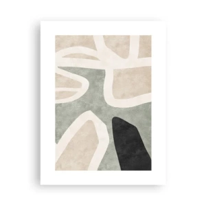 Poszter - Kompozíció fekete témával - 30x40 cm