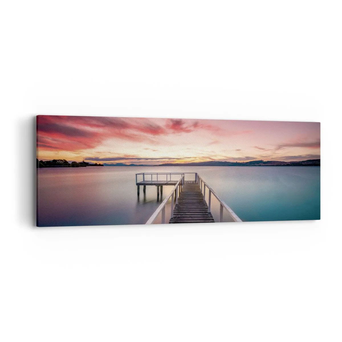 Vászonkép - Az este szelíd lángja - 90x30 cm