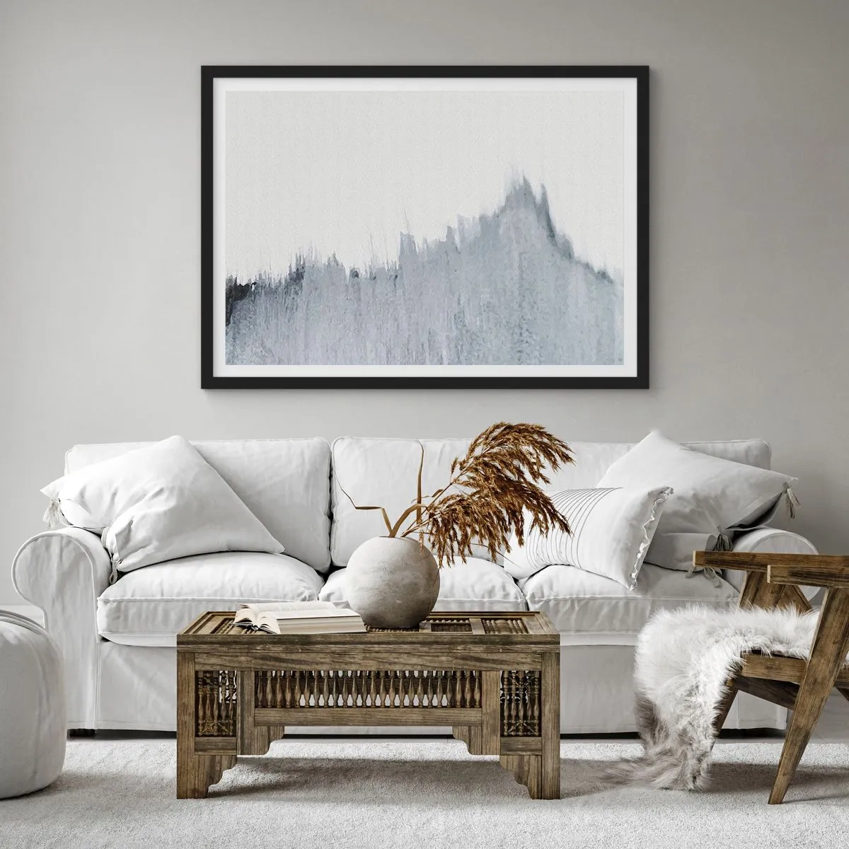 Poszter fehér keretben - Titokzatos felvétel - 70x50 cm