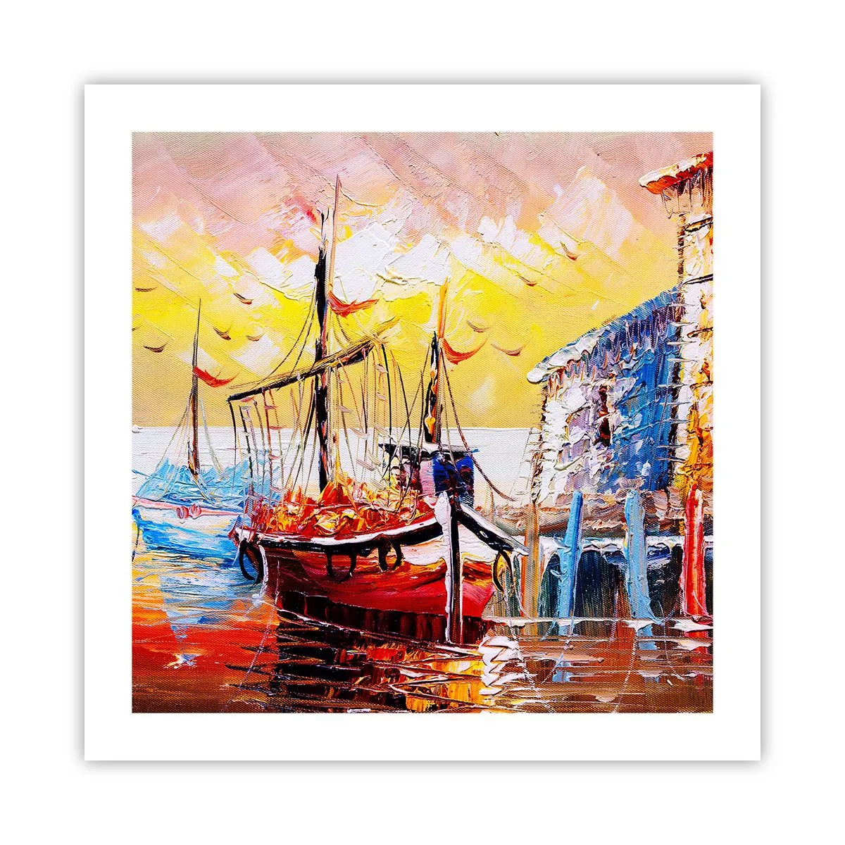 Poszter - Boldog visszatérés - 50x50 cm