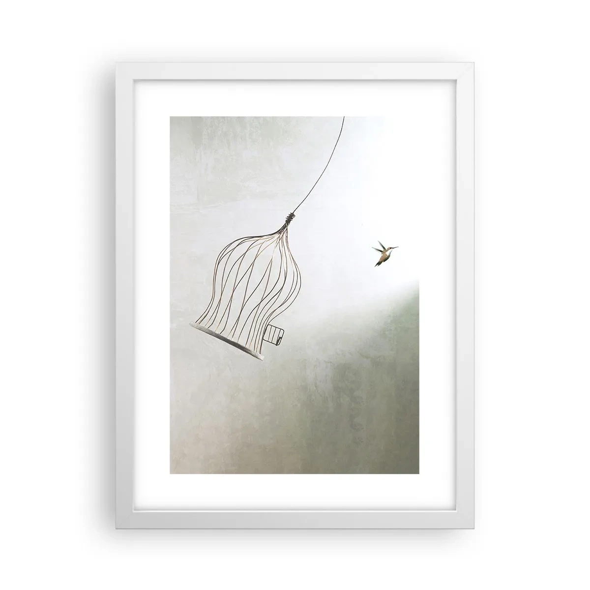Poszter fekete keretben - Az elememen - 30x40 cm