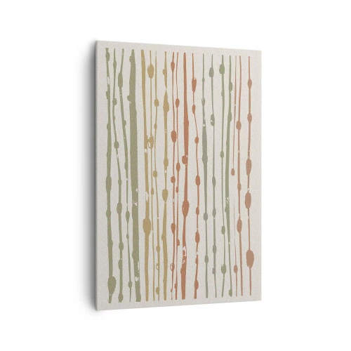 Vászonkép - Zenei színjegyzetelés - 70x100 cm