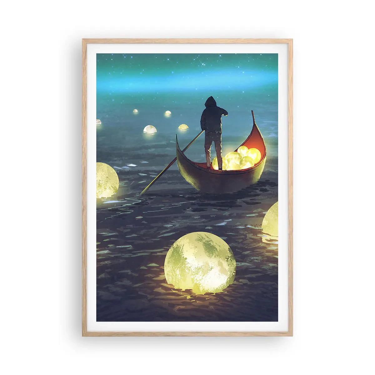 Poszter világos tölgy keretben - Olyan dolgok, amelyekről a filozófusok soha nem álmodtak - 70x100 cm