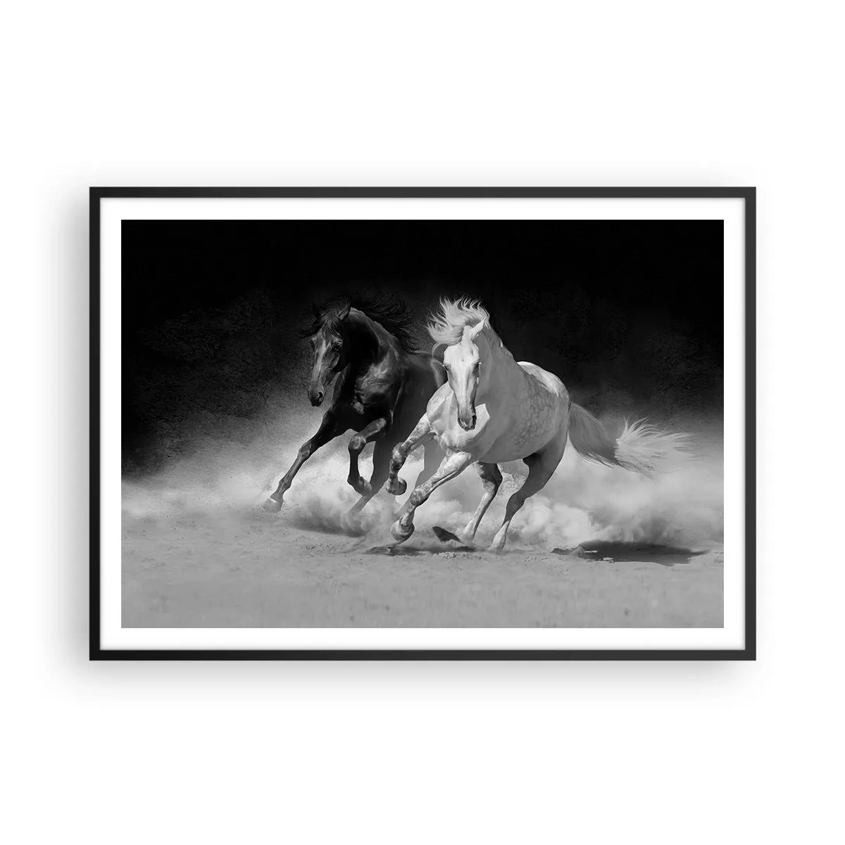 Poszter fehér keretben - A szabadság vágtája - 100x70 cm