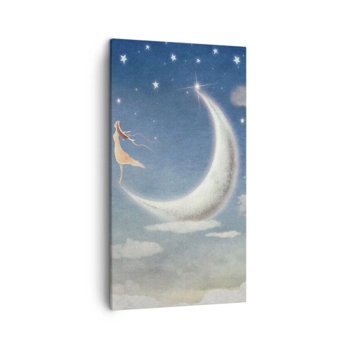 Vászonkép - Kék udvarló - 45x80 cm